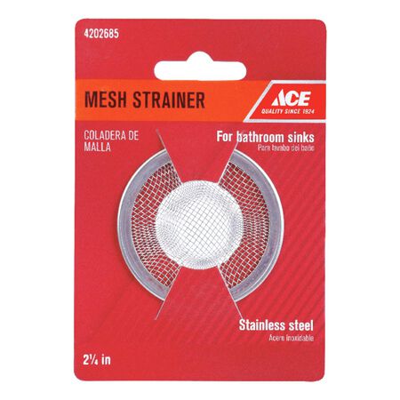 Ace 2-1/4 in. D Stainless Steel Mesh Strainer