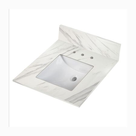 MSI Calacatta Lumas Vanity Top With Sink 31in.x22in.x2CM