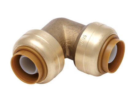 SharkBite 1/2 in. Push X 1/2 in. D Push Brass Elbow