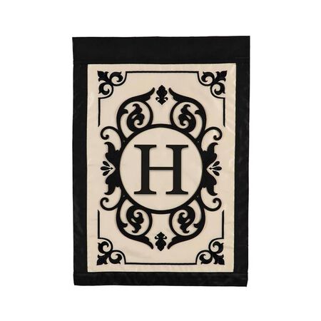 Monogram Garden Filigree Flag
