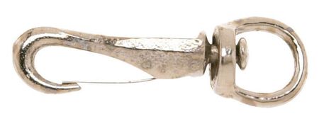 Campbell 3/8 in. D X 2 in. L Nickel-Plated Iron Spring Snap 20 lb