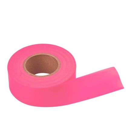 C.H. Hanson 150 ft. L X 1.2 in. W PVC Flagging Tape Fluorescent Pink