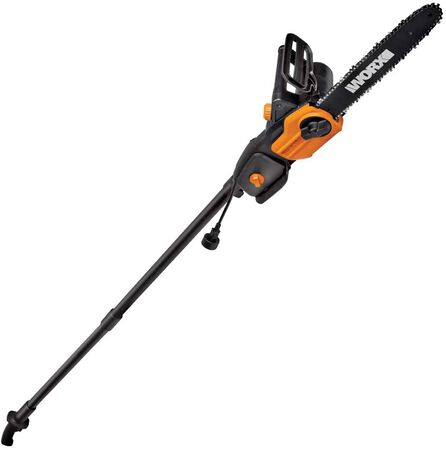 Worx WG309, 8 Amp 10-inch Corded Electric Pole Saw & Chainsaw with Auto-Tension