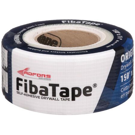 ADFORS Fiba Tape 150 ft. L X 1-7/8 in. W Fiberglass Mesh White Self Adhesive Drywall Joint Tape