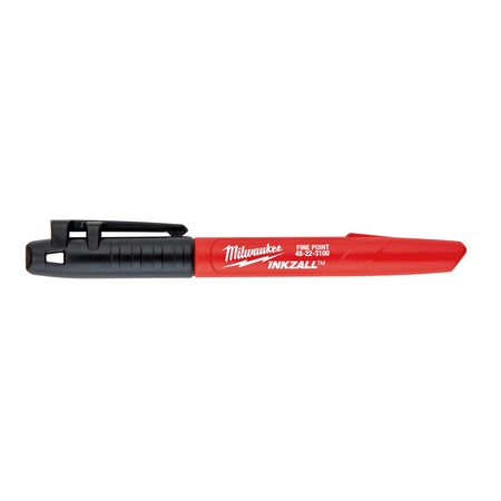 Milwaukee INKZALL Black Fine Tip Jobsite Marker 4 pk 2