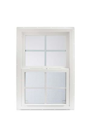 36 in. x 60 in. White Vinyl Insulated Window Low-E Glass Series 2K (4/4 Window Pane Arrangement)