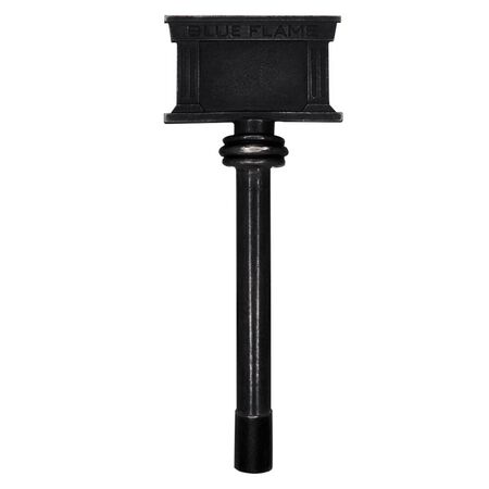 Blue Flame Black Flat Zinc Gas Valve Key