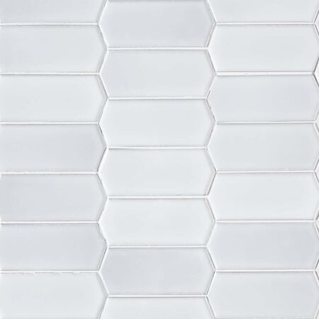 Retro Picket Bianco 8mm Glossy