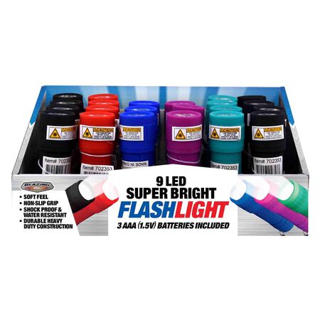 Blazing LEDz Assorted LED Flashlight Assorted Colors