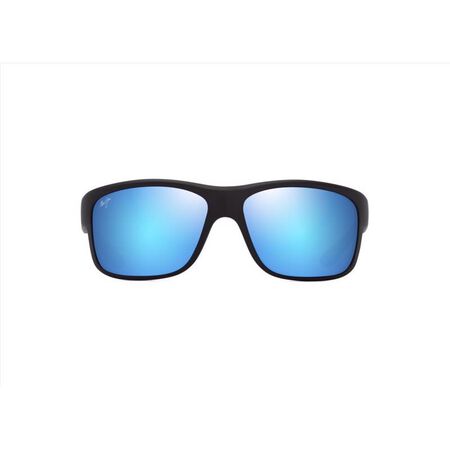 Maui Jim Southern Cross Sunglasses Men's Matte Black/Blue Frame Blue Hawaii Lens Polarized