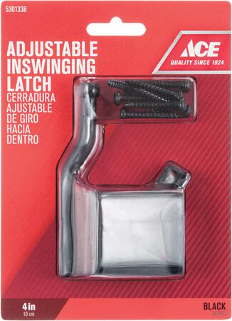 Ace 4 in. H X 2.25 in. W Zinc Adjustable Gate Latch