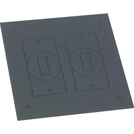 Sigma Engineered Solutions Square Cross Linked Polyethylene Foam 2 gang 4.75 in. H X 4.75 in. W Repl