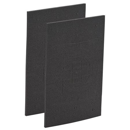Sigma Engineered Solutions Rectangle Cross Linked Polyethylene Foam 1 gang 4.75 in. H X 3 in. W Repl