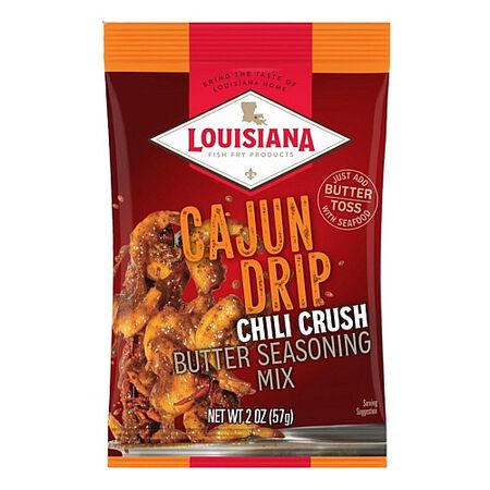 Louisiana Fish Fry Cajun Drip Chili Crush 2 oz.