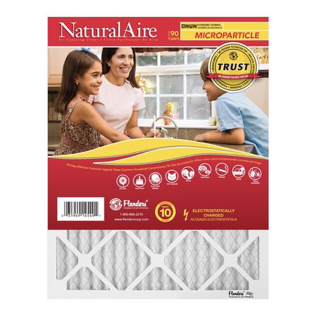 NaturalAire 20 in. W X 25 in. H X 1 in. D Synthetic 10 MERV Pleated Microparticle Air Filter 1 pk