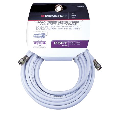 Monster Just Hook It Up 25 ft. Video Coaxial Cable