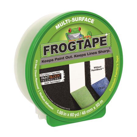 FrogTape 1.88 in. W X 60 yd L Green Medium Strength Painter's Tape 1 pk
