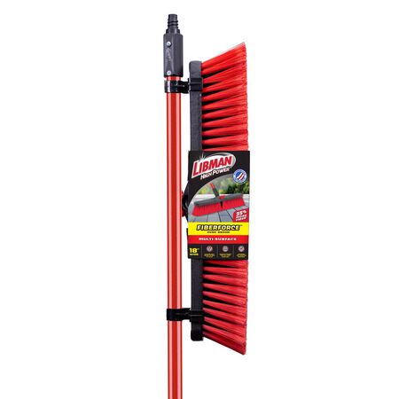 Libman Polyethylene Terephthalate 18 in. Multi-Surface Push Broom