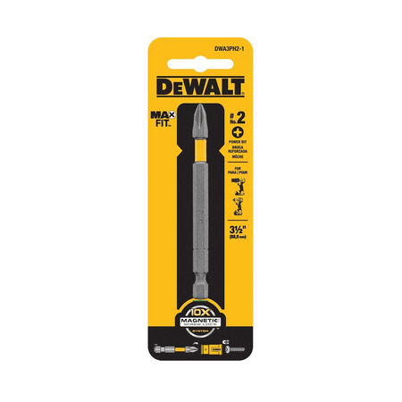 DeWalt Max Fit Phillips #2 X 3-1/2 in. L Power Bit S2 Tool Steel 1 pc