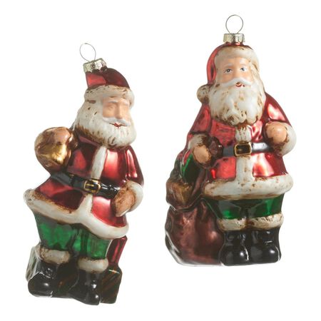 Raz 5.75 in. Antique Santa Ornament