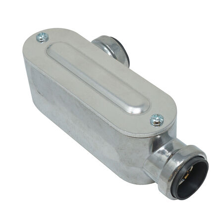 SimPush 1/2 in. D Aluminum Conduit Body For EMT 1 pk
