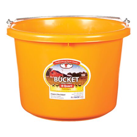 Little Giant 8 qt Bucket Orange