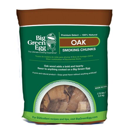 Big Green Egg All Natural Oak Wood Smoking Chunks 649 cu in
