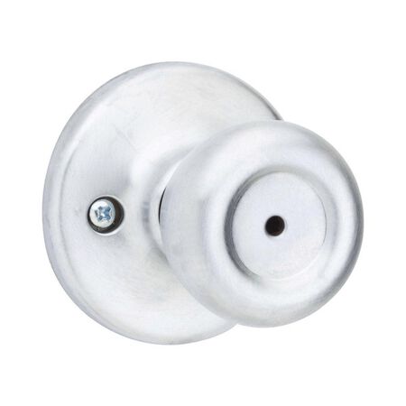 Kwikset Mobile Home Satin Chrome Privacy Knob Right or Left Handed