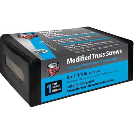 Pro-Twist SelfDrill Screw Mod Truss 8 x 1-1/4" 1 lb.