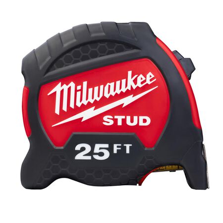 Milwaukee 25 ft. L X 1-5/16 in. W Compact Wide Blade Tape Measure 1 pk