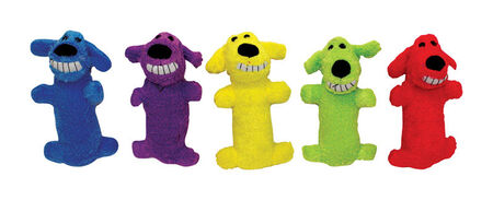 MultiPet For Dog Loofa Dog Plush Dog Toy 6 in. L