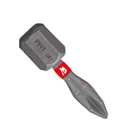 Diablo Phillips #1 X 1 in. L Driver Bit Black Oxide 5 pk