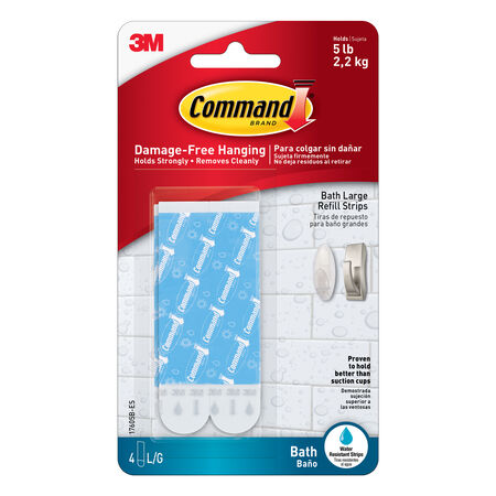 Command Large Foam Refill Strips 1-3/4 in. L 4 pk