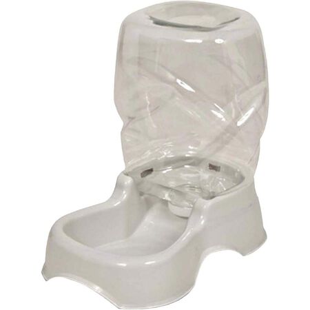 Petmate Pearl Tan Cafe PVC 0.75 gal Pet Gravity Waterer For All Pets
