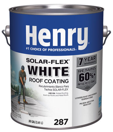 Henry Solar-Flex Water Based Elastomeric Roof Coating 1 gal. White