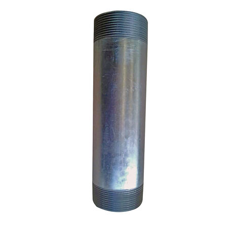 STZ Industries 2 in. MIP each X 2 in. D MIP Galvanized Steel 8 in. L Nipple