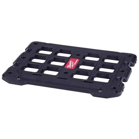 Milwaukee Packout Garage Organizer Mounting Plate Polypropylene Black