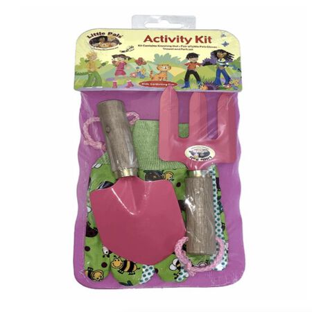 Little Pals Kid's Pink Activity Garden Kit