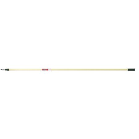 Wooster Sherlock Telescoping 16 ft. L X 1.86 in. D Aluminum/Fiberglass Extension Pole Beige/Green