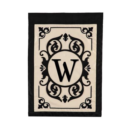 Monogram Garden Filigree Flag