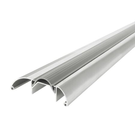 M-D 1.125 in. H X 3.375 in. W X 36 in. L Mill Aluminum High Boy Threshold Silver