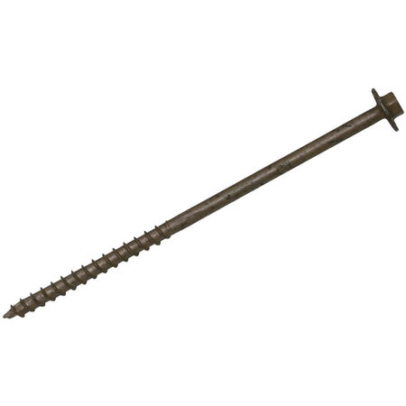 SIMPSON Strong-Tie 0.195" x 6" Large Hex Washer structure screw (12 CT.)