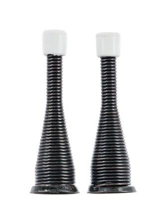 Ace 3 in. W Metal Oil Rubbed Bronze Bronze Spring Broad Base Door Stop Mounts to door and wall 1/8 i