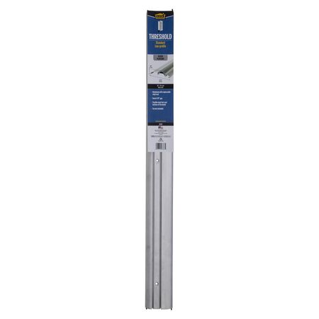 M-D 0.75 H X 3-3/8 in. W X 36 in. L Mill Aluminum High Bumper Threshold