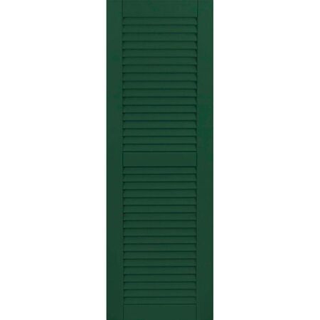 Shutter 15"x72" Louv Mdn Grn