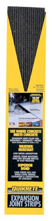 Quikrete Wood/Natural Fiber Concrete Expansion Joints 0.5 in. D