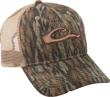 6-Panel Camo Mesh-Back Cap Mossy Oak Bottomland