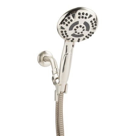 OakBrook Brushed Nickel PVC 5 settings Handheld Showerhead 1.8 gpm
