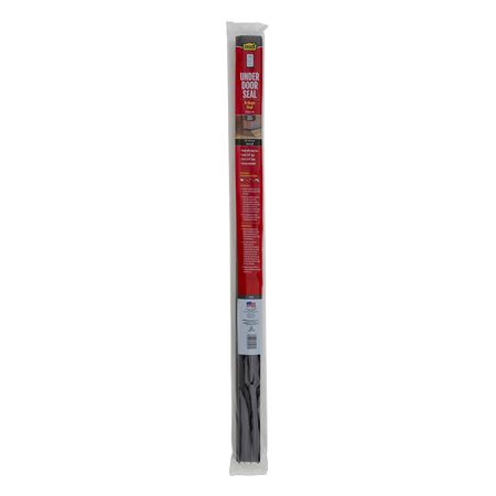 M-D Building Products Brown Vinyl U-Shaped Bottom For Doors 36 in. L X 1.13 in.