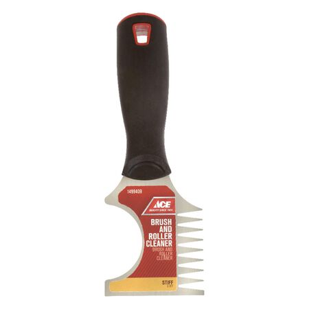 Ace Black Steel Brush and Roller Cleaning Tool